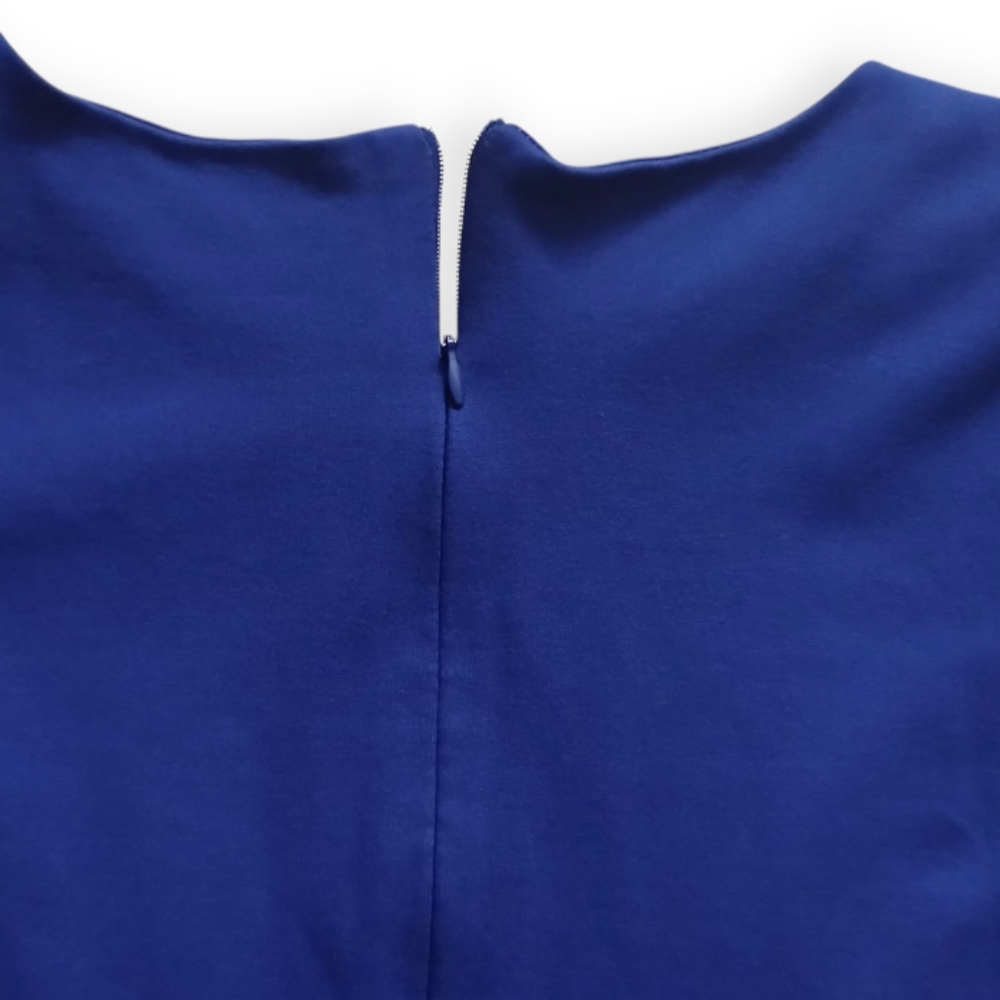 LULUS FOREVER CHIC ROYAL BLUE LONG SLEEVE DRESS. SIZE M - Picture 16 of 16